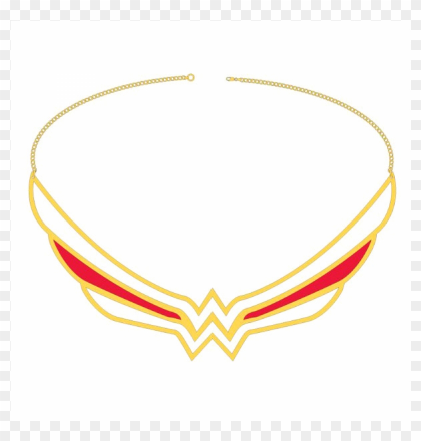 Dc Comics Wonder Woman Collar Necklace - Superhero Clipart