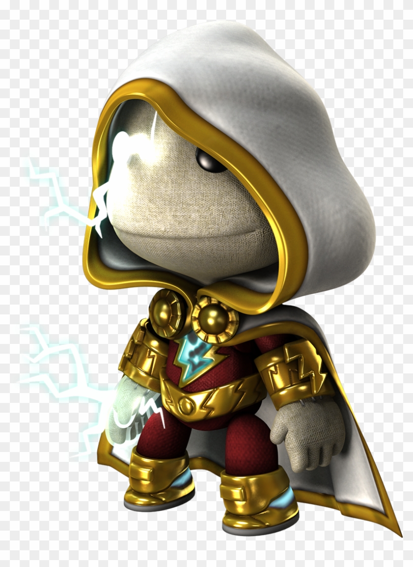 Wonder Woman And Captain Marvel Featured In Littlebigplanet's - Figurine Clipart