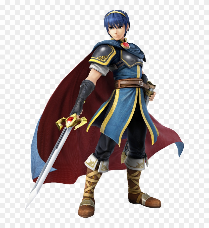 Game Character Drawing - Super Smash Bros Wii U Marth Clipart