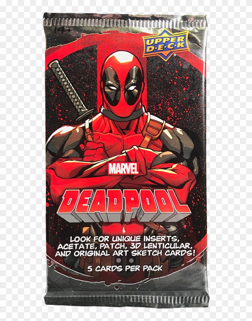 Deadpool Trading Cards Pack - Capa De Caderno Do Deadpool Clipart #4946448