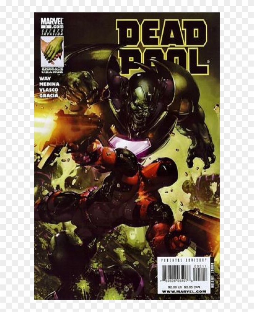 Купете Comics 2008-12 Deadpool - Marvel Deadpool Secret Invasion Clipart #4946517