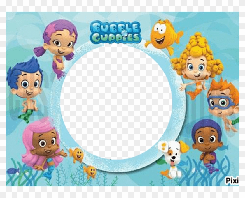 Marco Foto Bubble Guppies 2 Descargar Marcos Para Fotos - Bubble Guppies Photo Frame Clipart #4947048