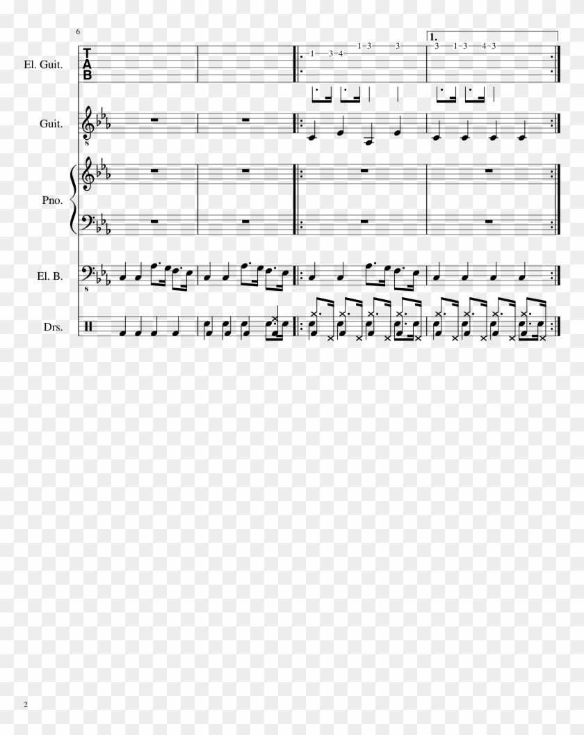 Mad Cat Sheet Music Composed By Cattio 2 Of 12 Pages - Sheet Music Clipart
