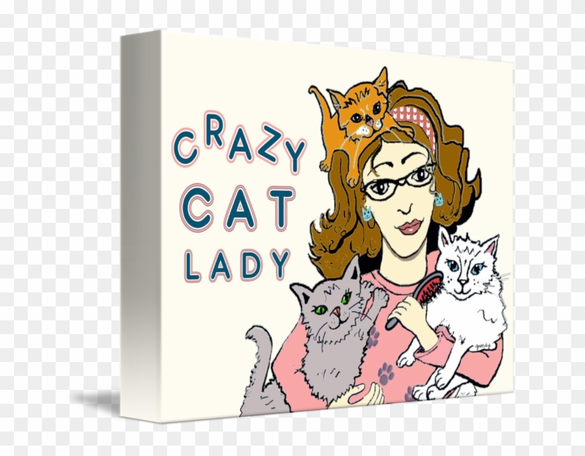 Crazy Cat Lady Clipart