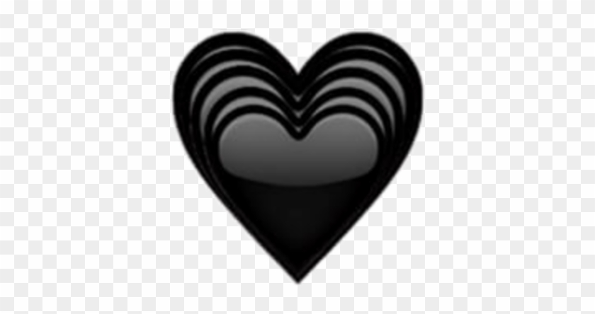#coracao Preto - Heart Clipart