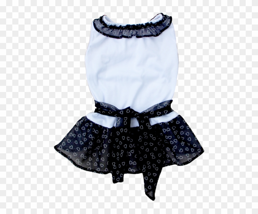 Vestido Coração Preto - Day Dress Clipart