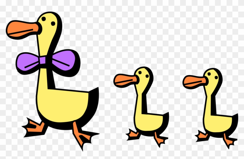 Duck Vector Beak - Duck Waddling Clipart - Png Download