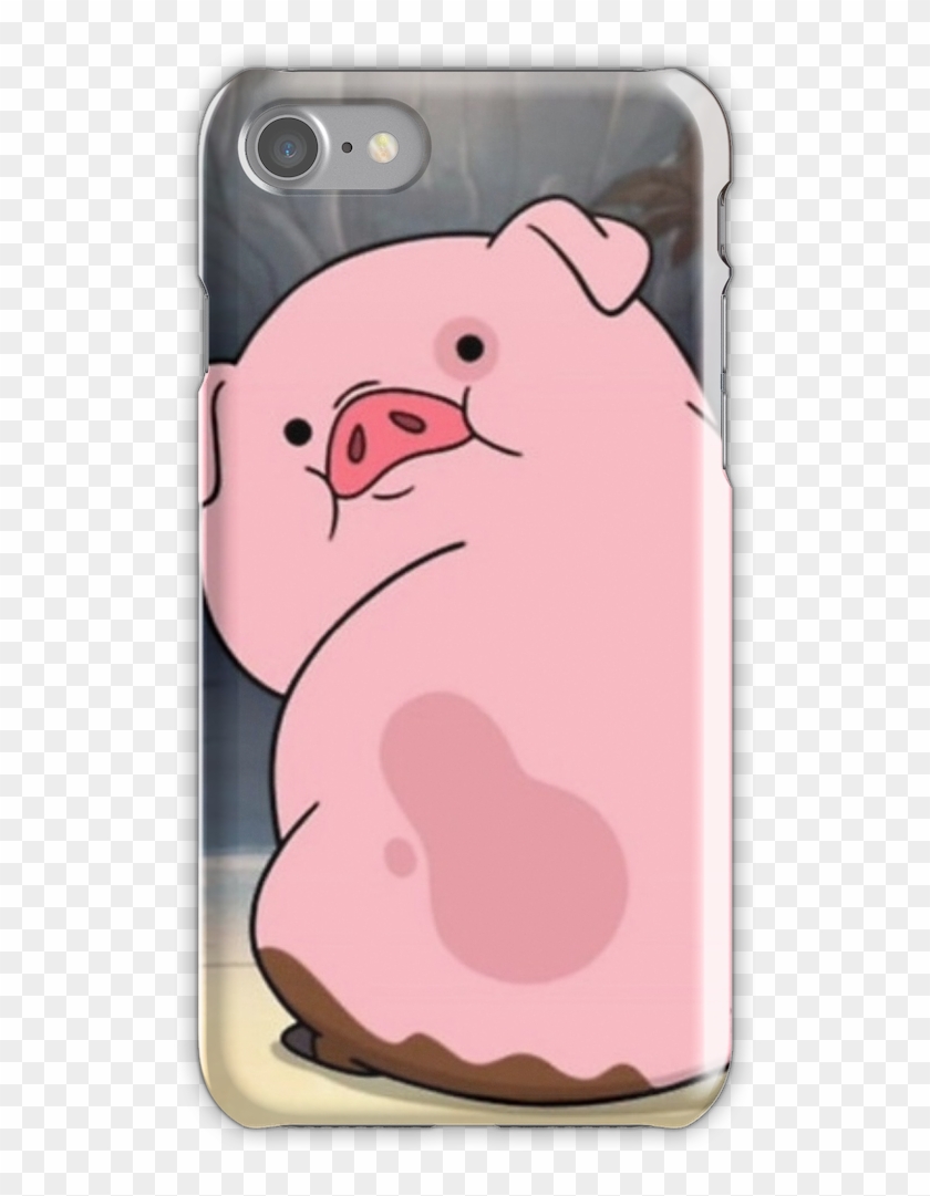 Waddles Iphone 7 Snap Case - Pig Turning Around Meme Clipart #4949203