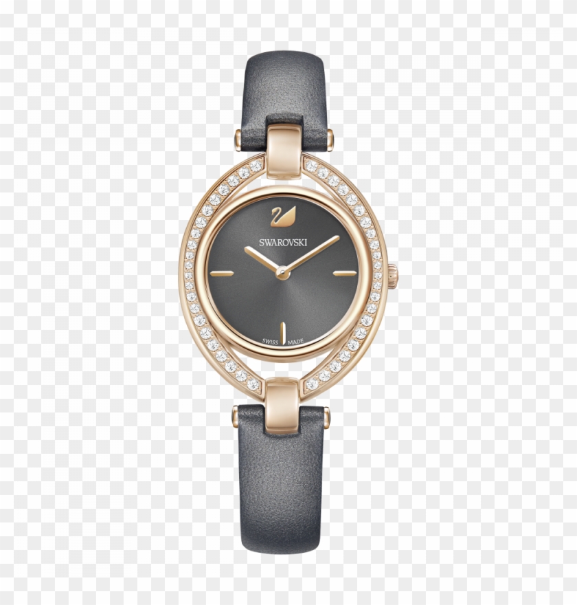 Stella Watch With Leather Strap, Bt14,900 - Watch Swarovski Swiss Made Clipart #4950102