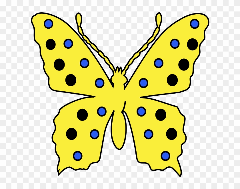 Meuble Héraldique Papillon Miraillé - Papillon Héraldique Clipart