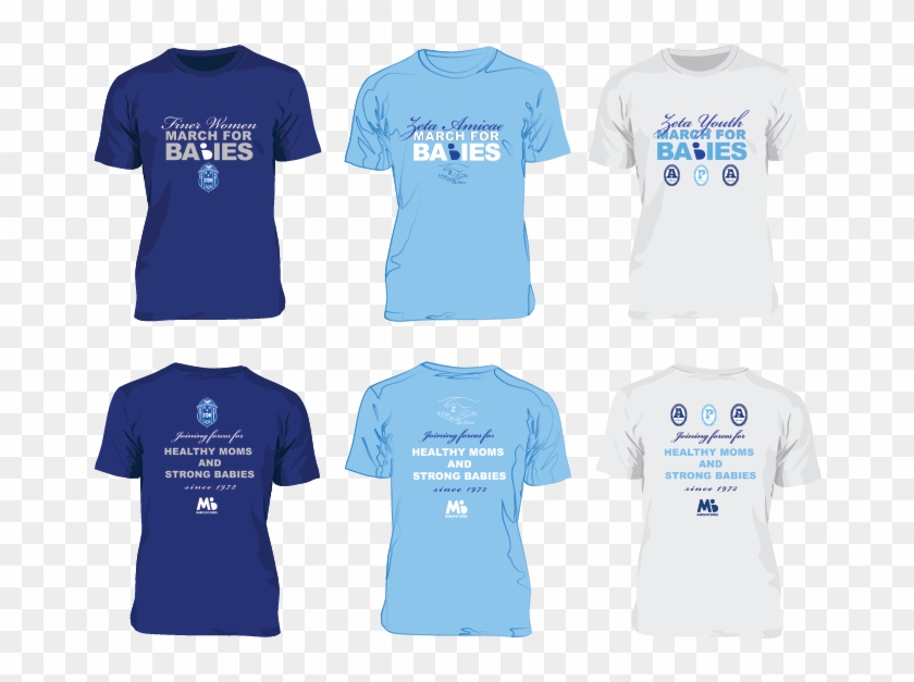 March For Babies Campaign - Active Shirt Clipart #4950509