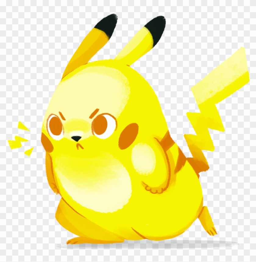 I Just Started Playing Pokémon Yellow For The First - Cartoon Clipart
