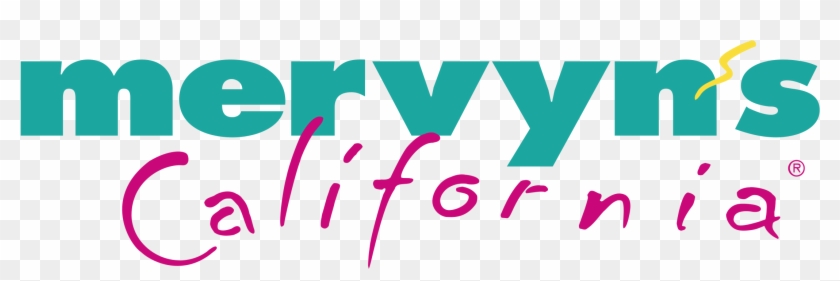 Mervyn's California Logo Png Transparent - Mervyn's Clipart