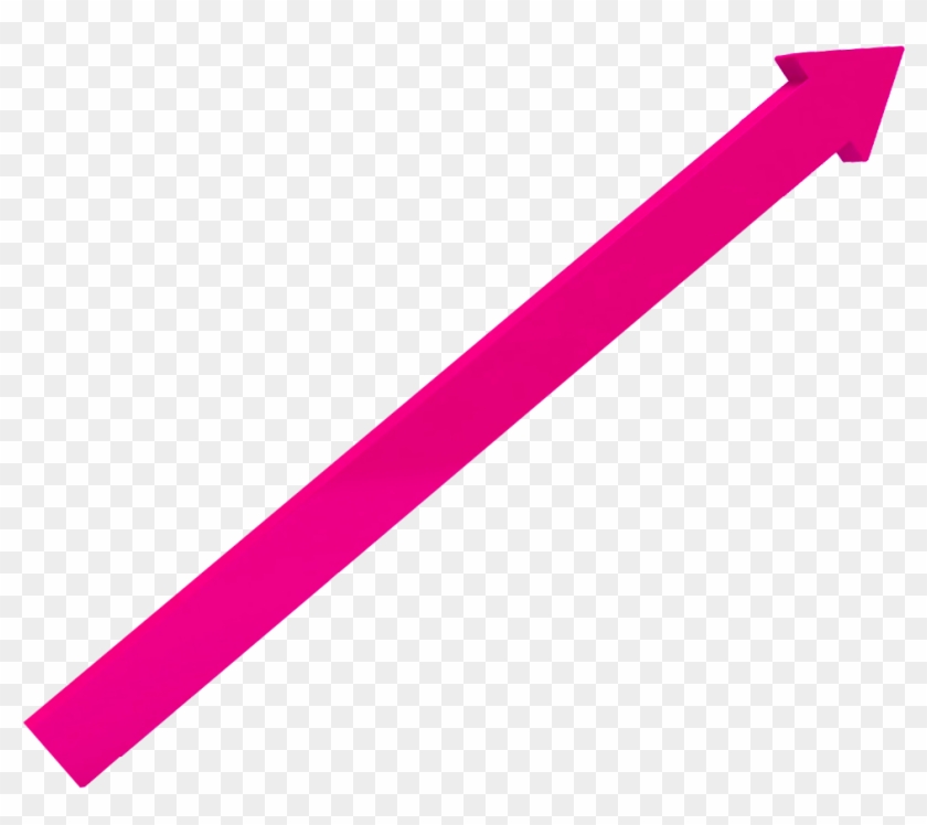 Arrow Image, Youtube Thumbnail, Pink Color, Animated - Pen Clipart #4950909