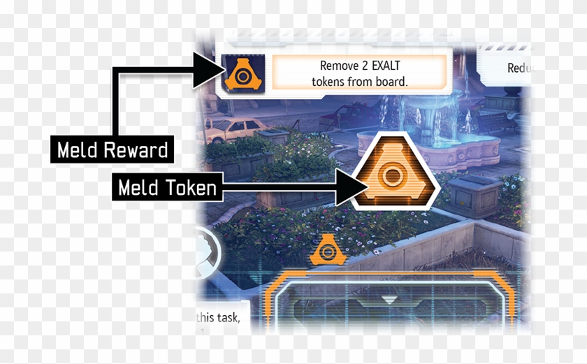 Xcom - - Xcom Board Game Meld Token Clipart