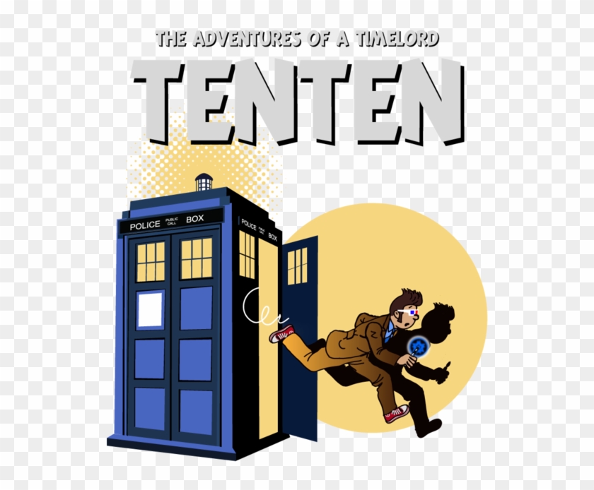 Tenten Tardis Sound, Tintin Et Milou, Herge Tintin, - Tenth Doctor Clipart
