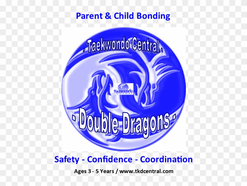 Double Dragon Logo F - Graphic Design Clipart #4952149