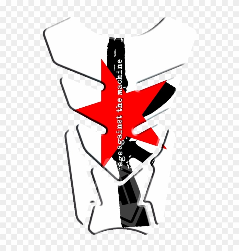 Adesivo Protetor De Tanque Rage Against The Machine Clipart