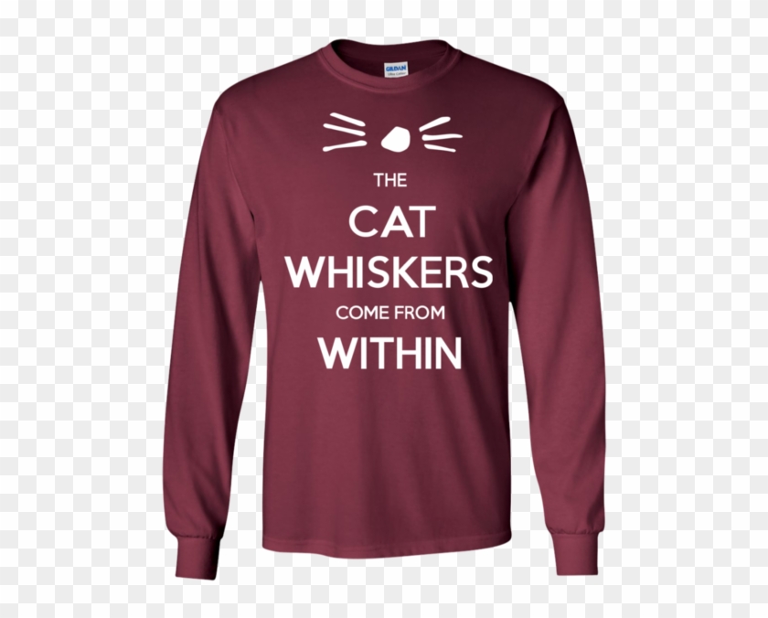 The Cat Whiskers Come From Within - T-shirt Clipart