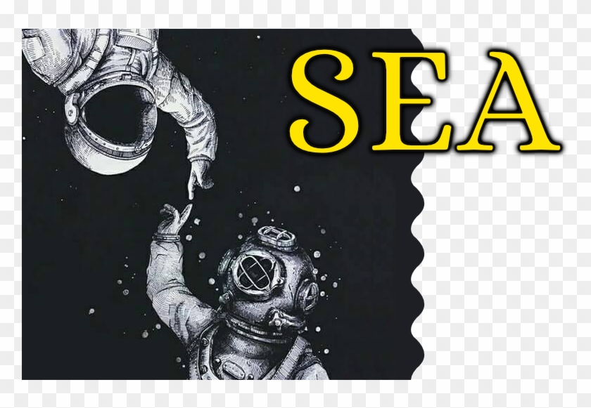 A Band Fusing Spoken Word With Music - Trippy Space Drawing Clipart