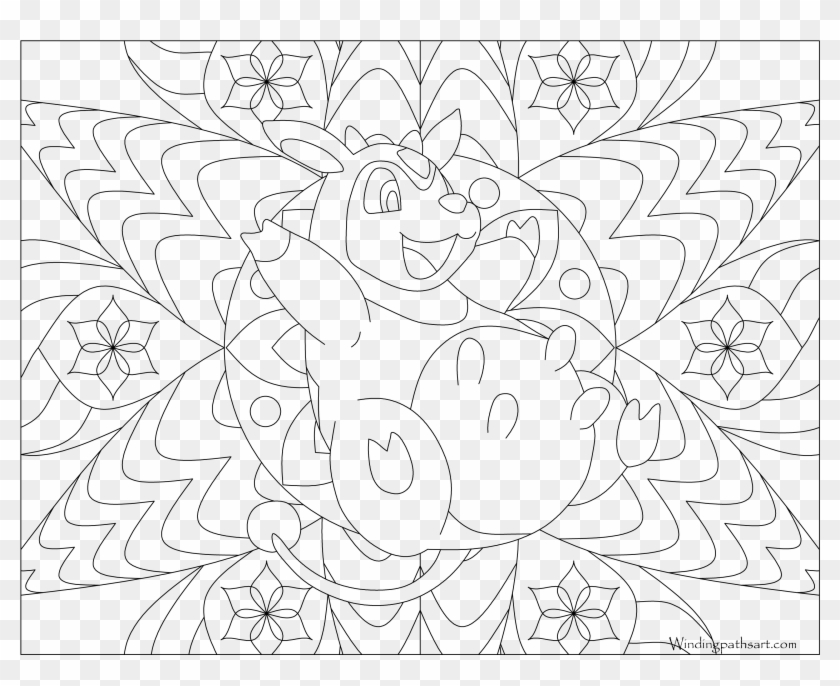 Miltank - Line Art Clipart #4952997