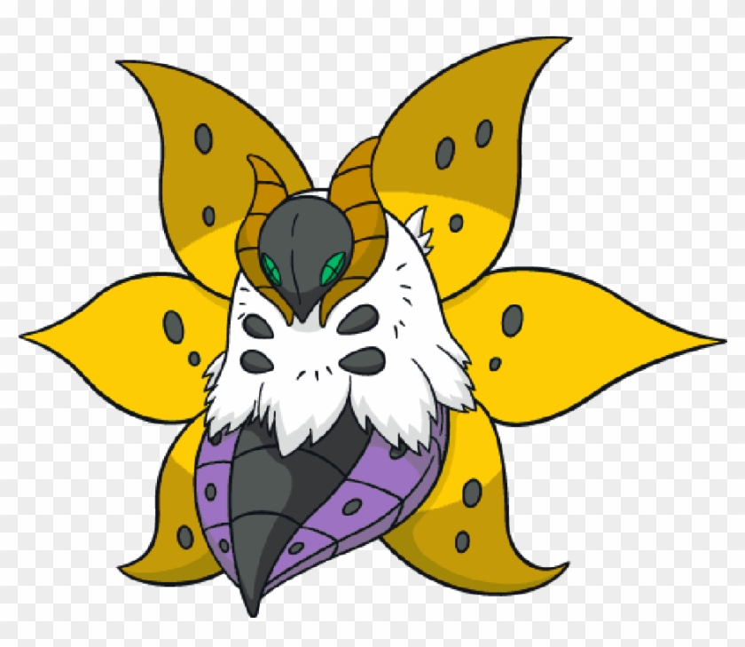 #volcarona Pokemon #shiny #freetoedit - Yellow And Purple Shiny Pokemon Clipart #4953447