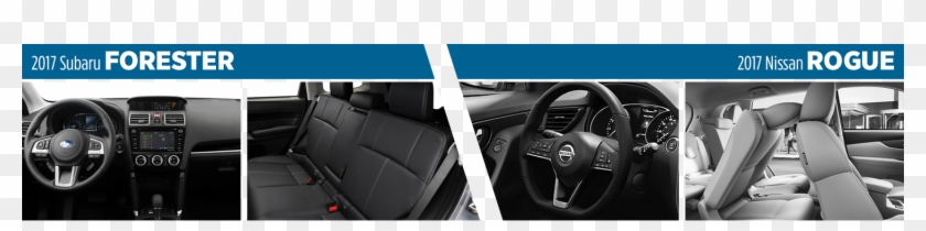 2017 Subaru Forester Vs 2017 Nissan Rogue Interior - Subaru Clipart #4953666