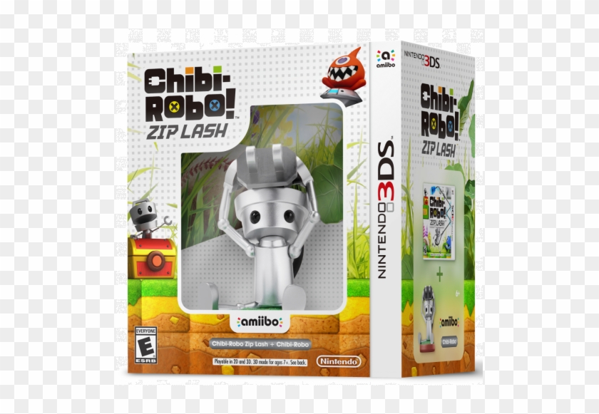 Chibi-robo Zip Lash Amiibo Bundle 3ds - Chibi-robo! Zip Lash Clipart #4954140
