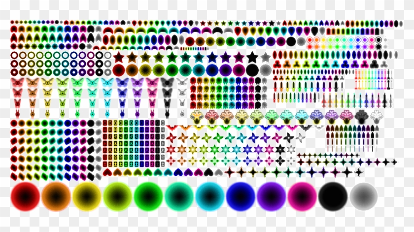 Puremrzs Custom Shots Png Touhou Bullet - Circle Clipart