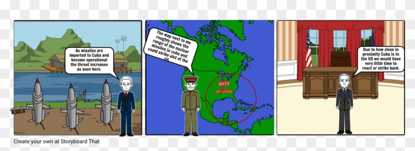 Cuban Missile Crisis - Cartoon Clipart