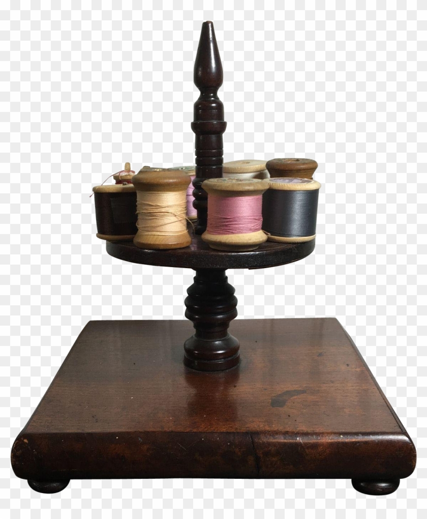 English Wooden Thread Spool Holder C - End Table Clipart #4954766