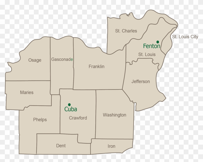 Png Hospice Map Revised 9 27 - Map Clipart #4955035