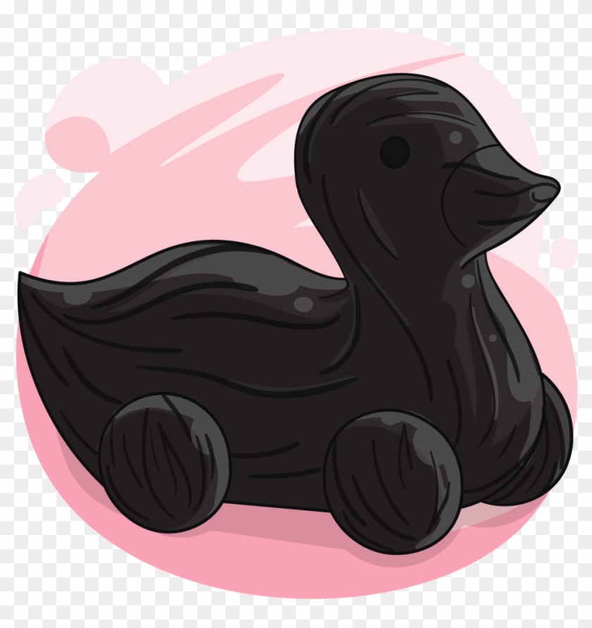 Black Duck - Companion Dog Clipart #4955709