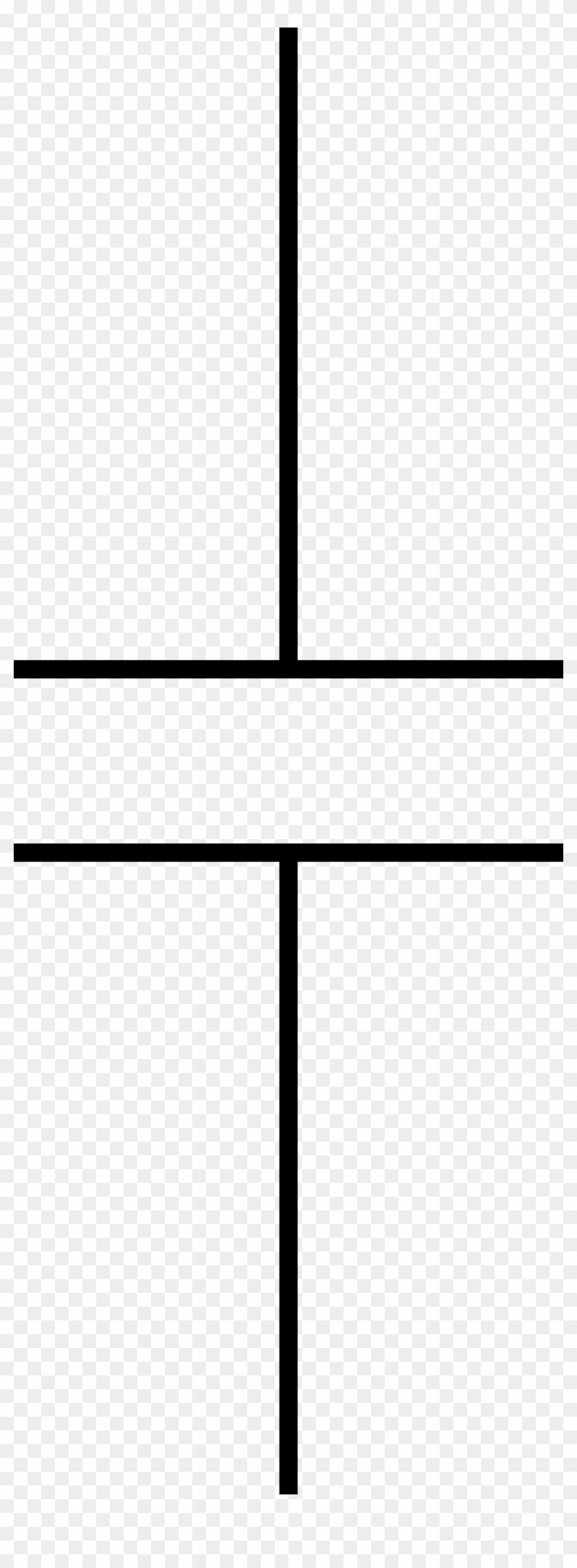 This Free Icons Png Design Of Capacitor Schematic - Cross Clipart #4955822