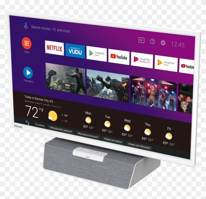 Android Tv With The Google Assistant Built-in - Xiaomi Mi Box S Clipart #4955854