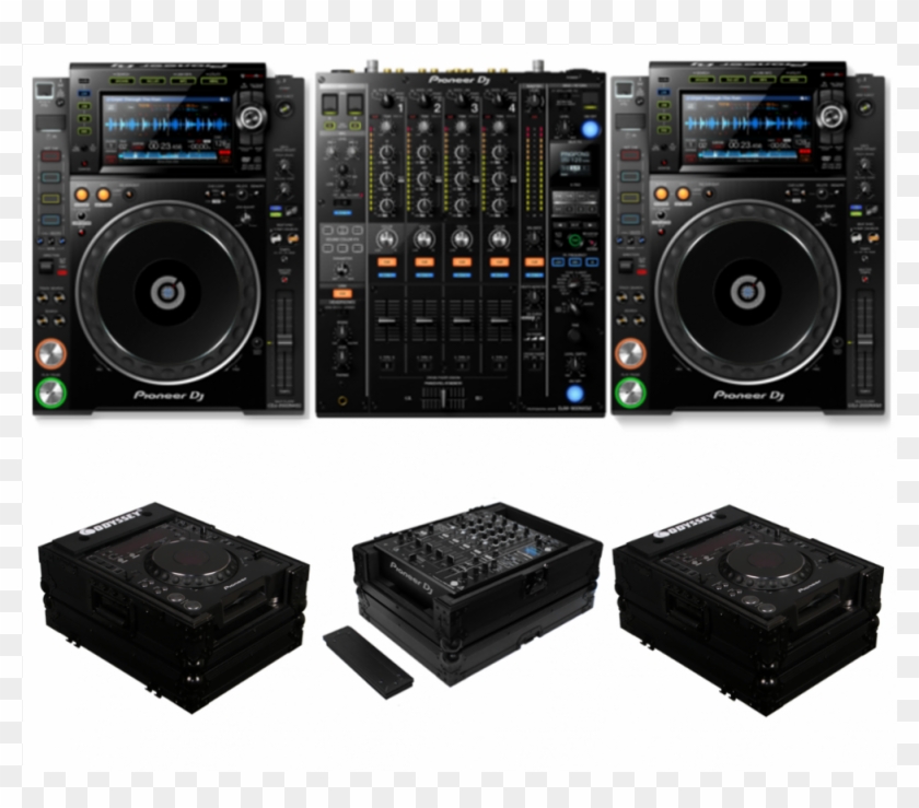 Pioneer Dj Cdj 2000 Nxs2 Djm 900 Nxs2 Cases Bundle - Pioneer Cdj 2000 Nxs2 Clipart