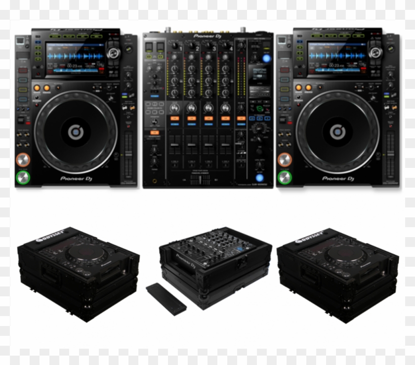 Pioneer Dj Cdj 2000 Nxs2 Djm 900 Nxs2 Cases Bundle - Pioneer Cdj 2000 Nxs2 Clipart #4955919