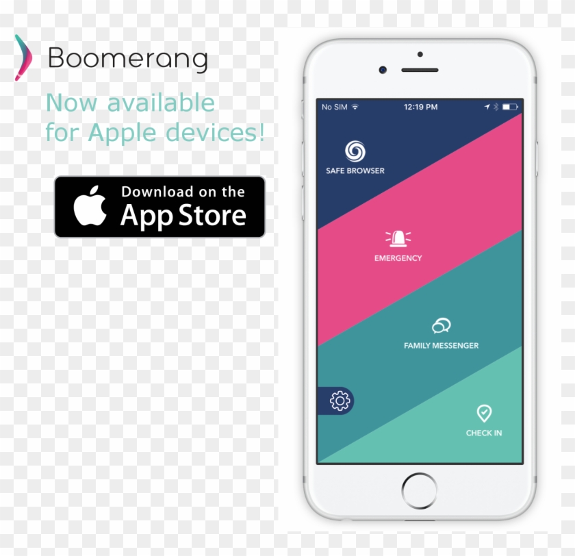 Boomerang Available For Apple Devices - Available On The App Store Clipart