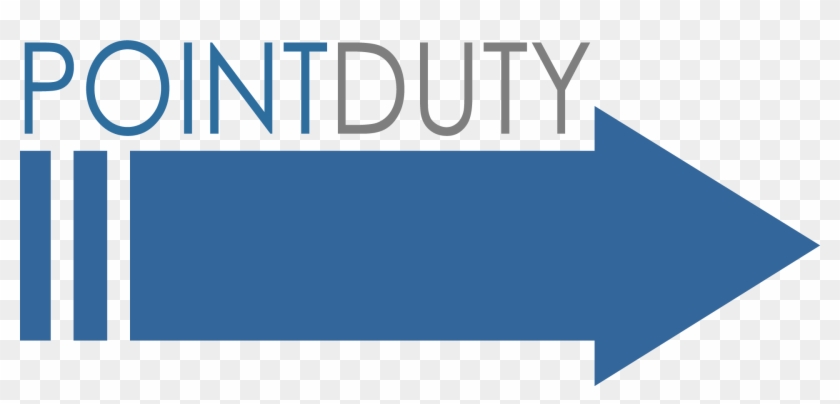 Point Duty - Cobalt Blue Clipart