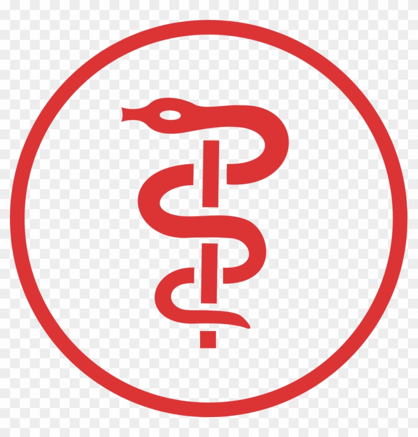 Rod Of Asclepius Clipart #4957436