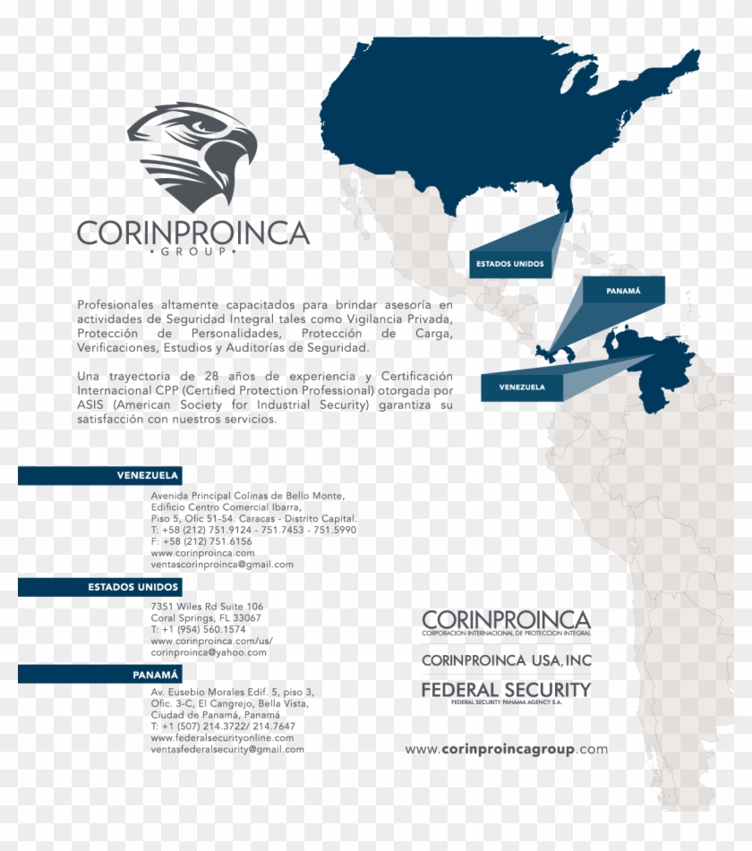 Corinproinca Provides Professional Advice In The Field - Map Clipart #4957536