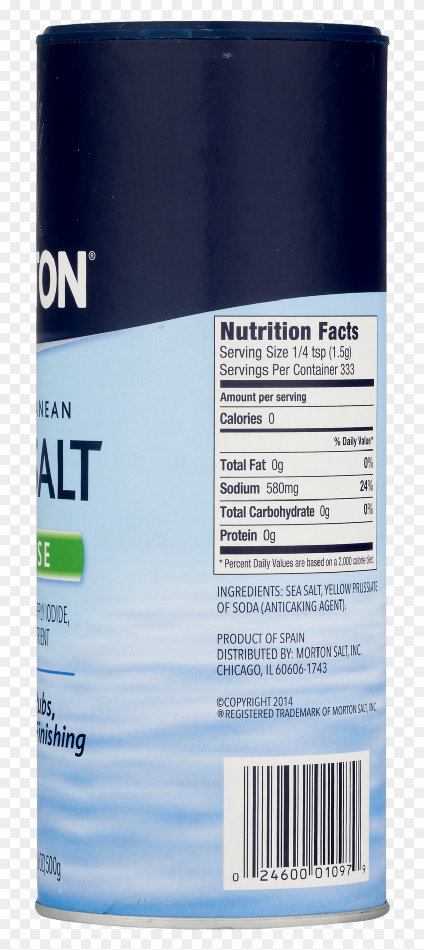 Morton Coarse Sea Salt - Label Clipart