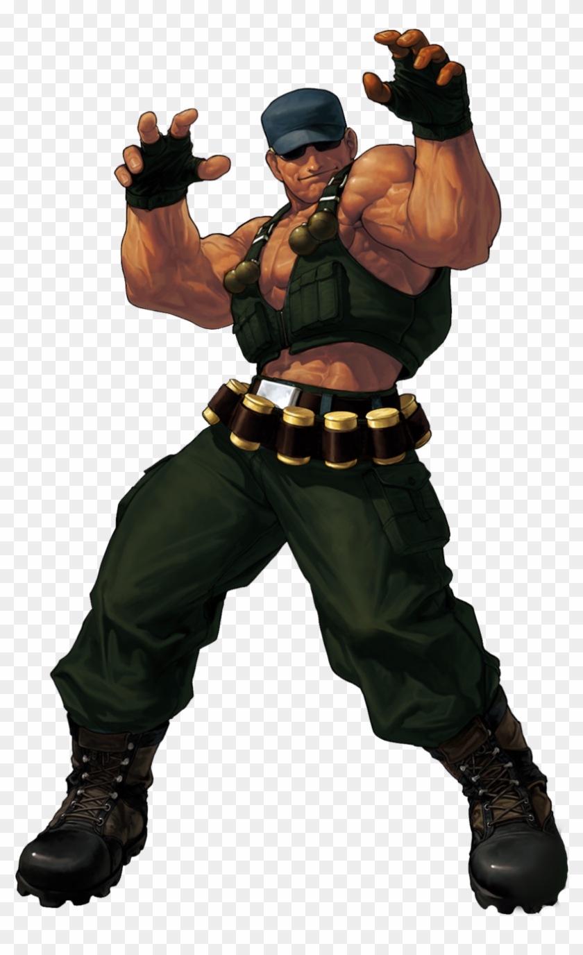 Clark Still Kof Xii Official Art Render - Clark The King Of Fighter Clipart