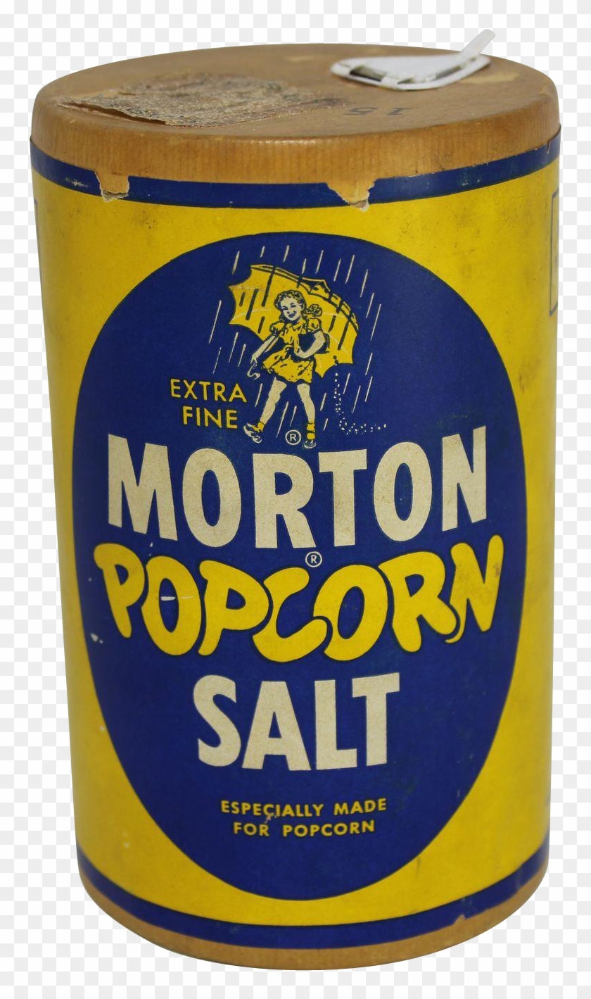 Vintage Morton Popcorn Salt Cardboard Container - Beer Clipart #4958029