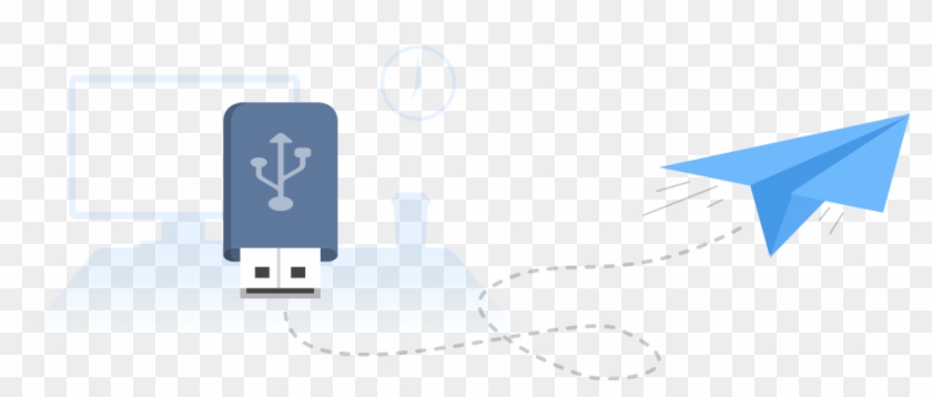 How To Share Usb Dongle - Graphic Design Clipart #4958867