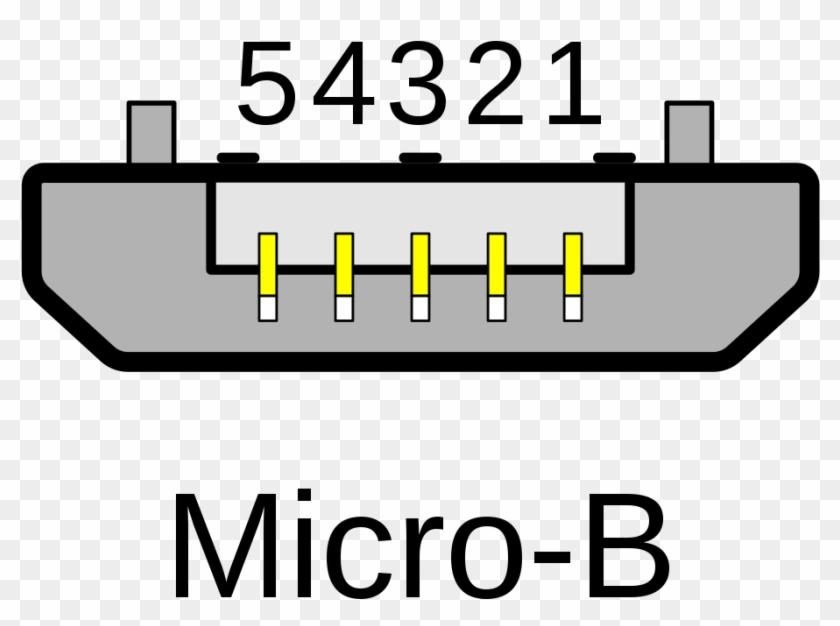 File - Usb Micro-b - Svg - Usb Micro B Svg Clipart #4959667