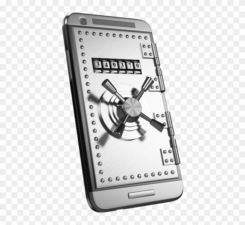 Social Media Cybersecurity - Drawing On Mobile Security Clipart