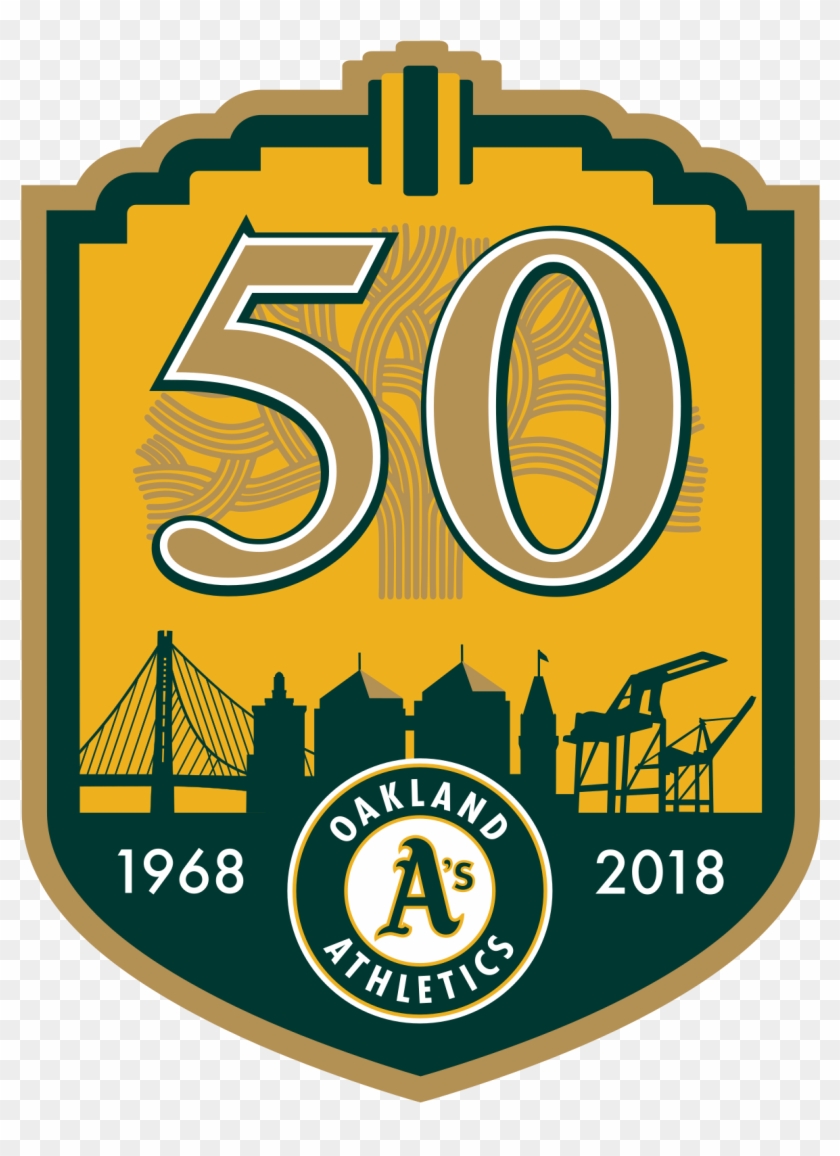 Oakland A's 50th Anniversary Clipart #4959925