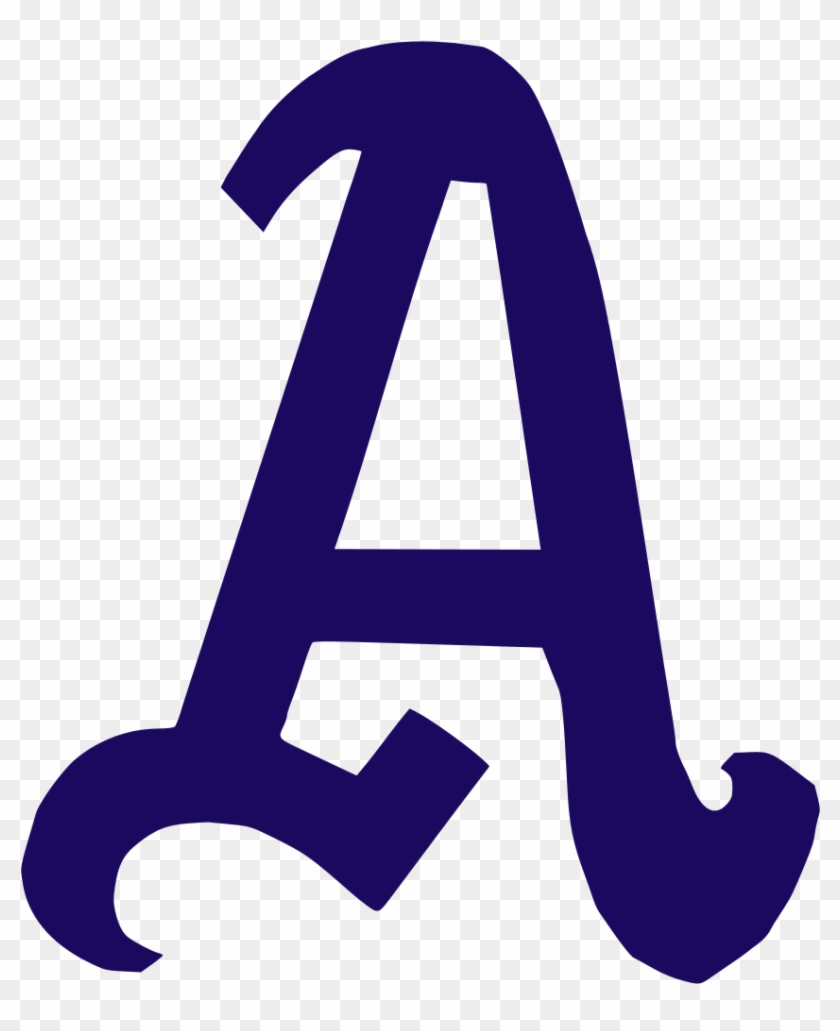 Philadelphia Athletics Cap Logo 1902 - Philadelphia Athletics Baseball Logo Clipart #4960088