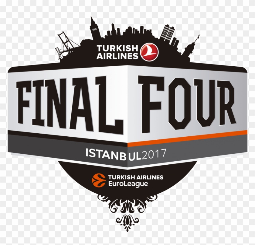 Logo For 2017 Final Four Unveiled In Istanbul - Turkish Airlines Clipart #4960148